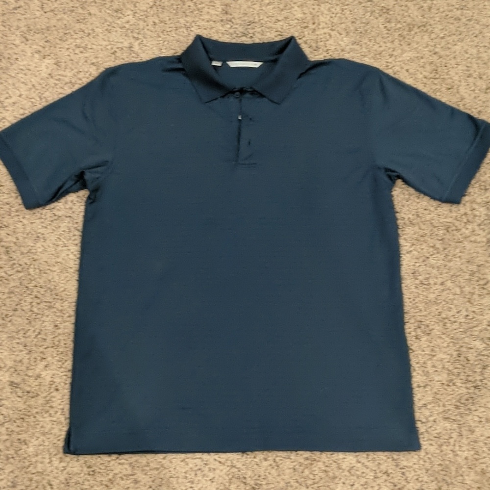 Cutter and buck Navy stripe polo, Size L